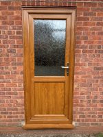 patterned double glazed doors